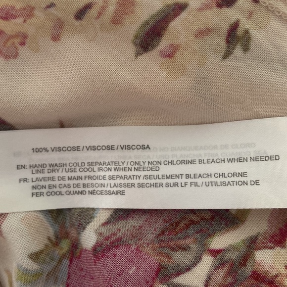 Band of Gypsies long floral faux wrap dress boho medium - Picture 11 of 15